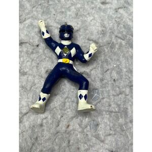 Vintage 1994 Saban Mighty Morphin Blue Power Ranger Action Figure 3 Inch Toy‎